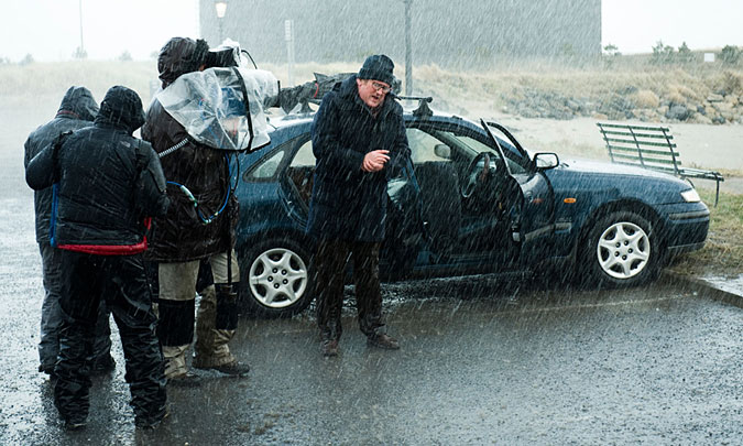 Shooting PARKED with Colm Meaney in Dublin, Ireland